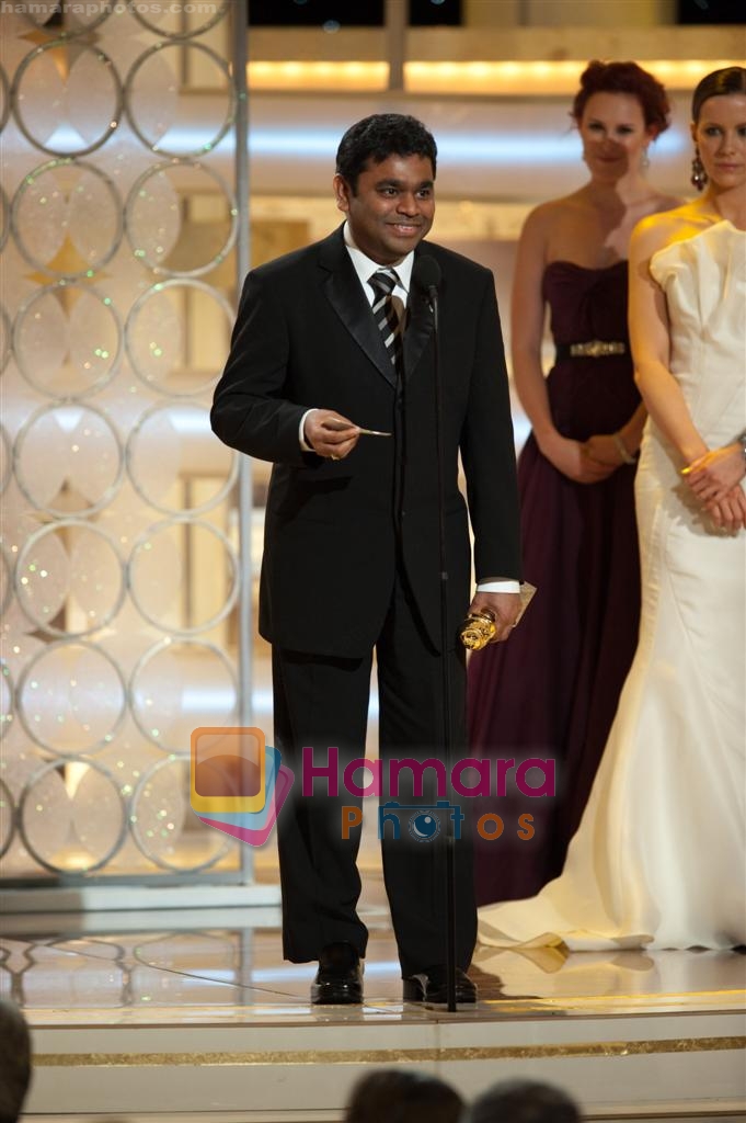 A R Rahman at 66th Annual Golden Globe Awards on 13th Jan 2009 