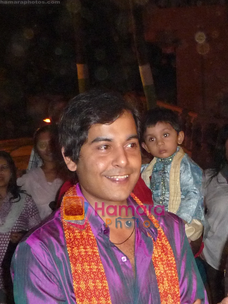 gaurav ghera at DJ-dhol Lodi celebration in Samrosh Bungalow, Madh Island on 13th Jan 2009