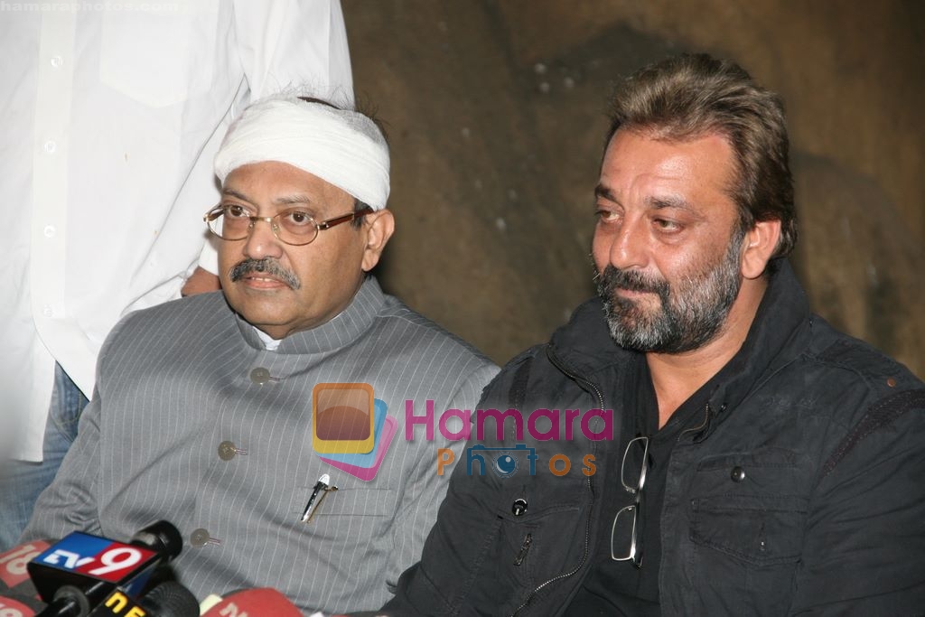 Sanjay Dutt speaks about his political plans in Imperial heights, Bandra, Mumbai on 16th Jan 2009 