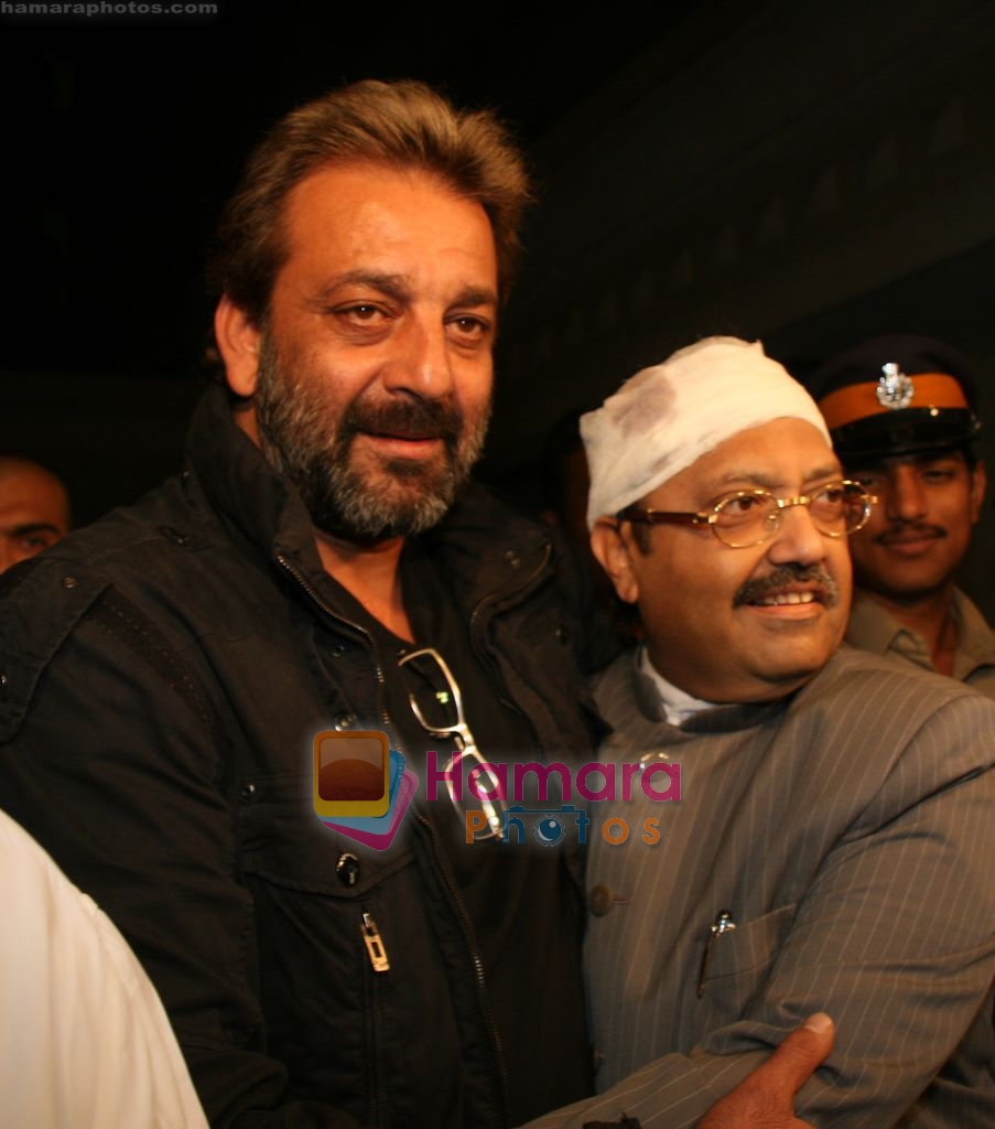 Sanjay Dutt speaks about his political plans in Imperial heights, Bandra, Mumbai on 16th Jan 2009 