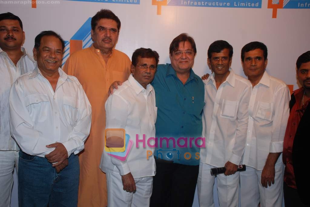 Raza Murad, Abbas Burmawalla, Anil Nagrath, Mustan Burmawalla at the celebration of Anil Nagrath's 25 years in Bollywood in Time and Again on 16th Jan 2009 