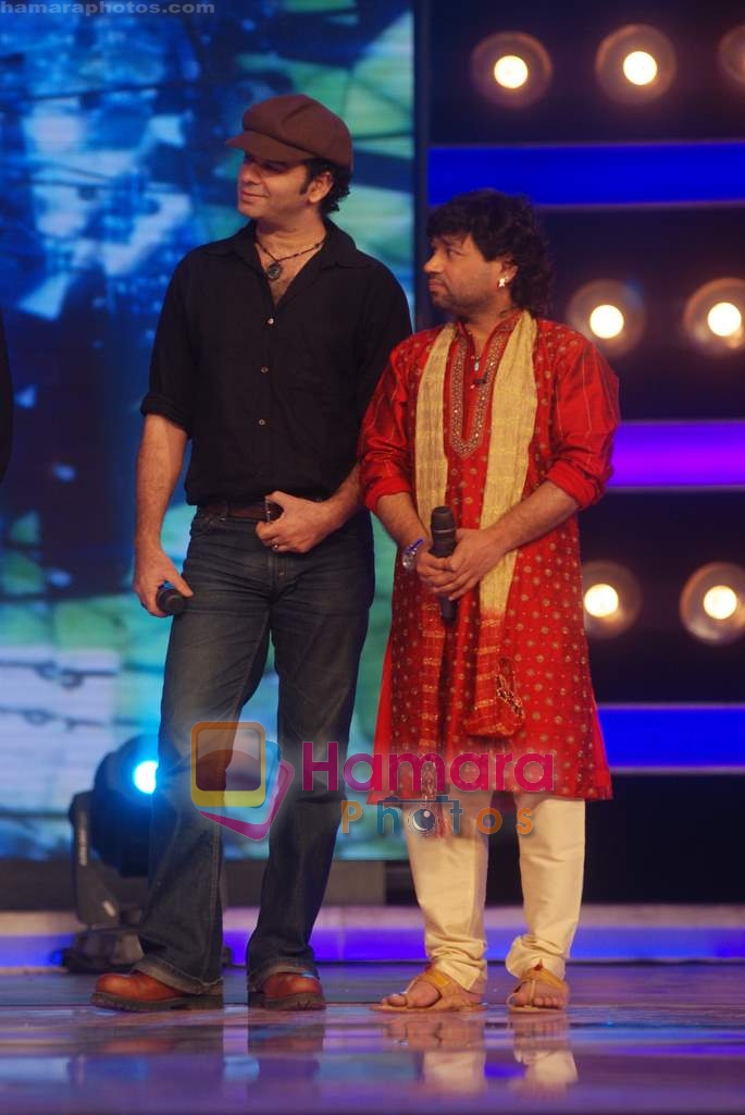 Kailash Kher on the sets of Indian Idol 4 in R K Studios on 17th Jan 2009 