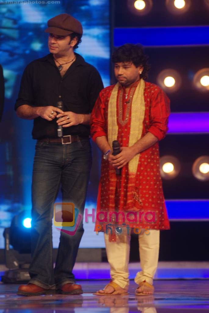 Kailash Kher on the sets of Indian Idol 4 in R K Studios on 17th Jan 2009 