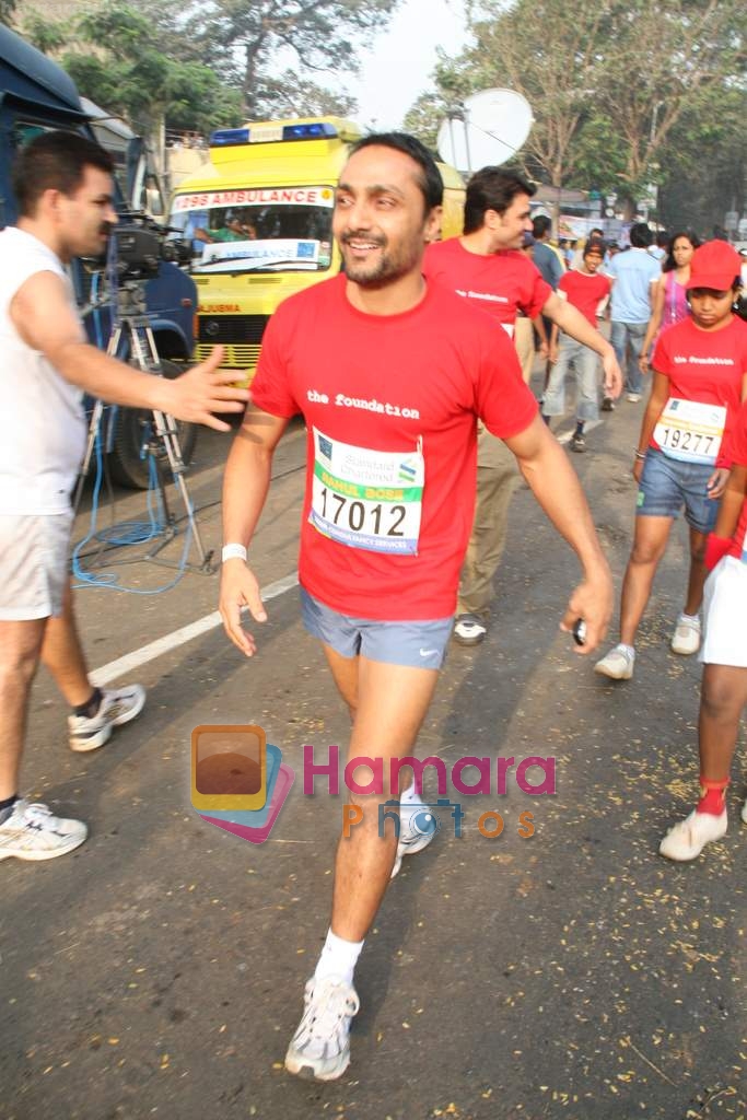 Rahul Bose at Mumbai Marathon 2009 on 18th Jan 2009 