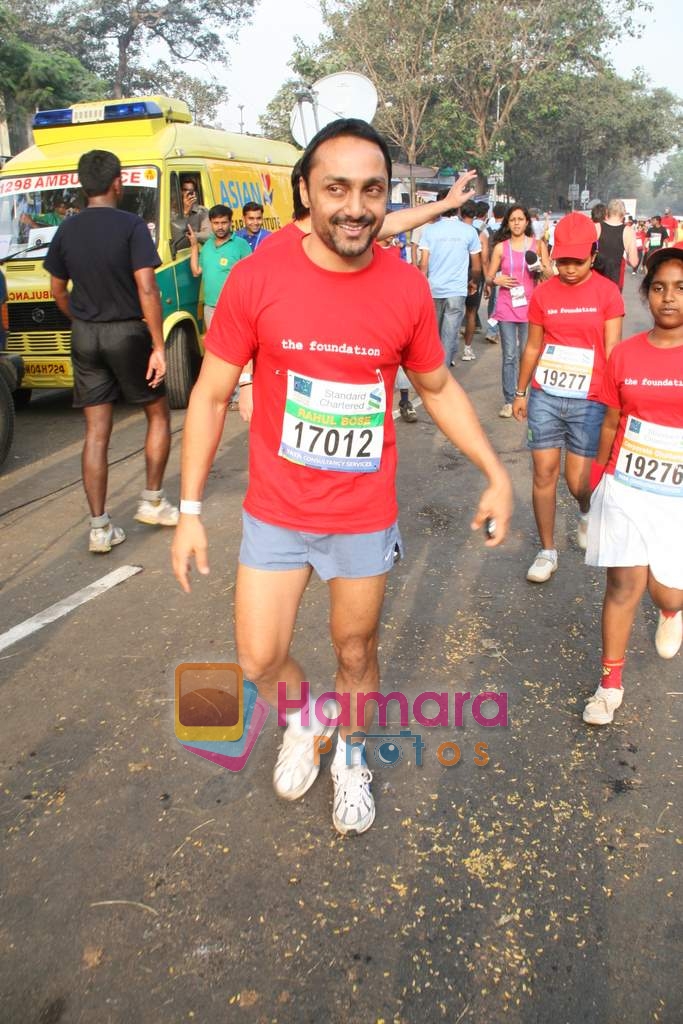 Rahul Bose at Mumbai Marathon 2009 on 18th Jan 2009 