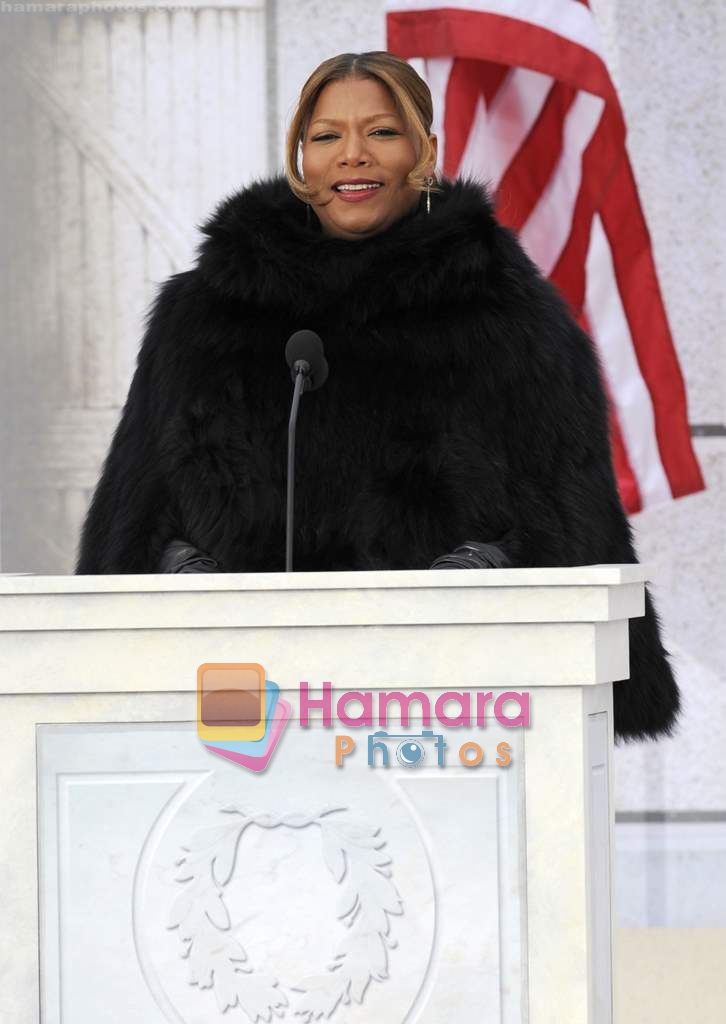 at Obama inaugural celebration in the Lincoln Memorial on 18th Jan 2009