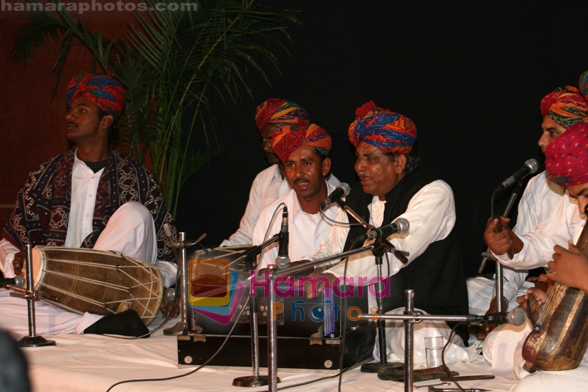Ustad Rehmat Khan Langa  at the Rajasthani Folk Music Concert 