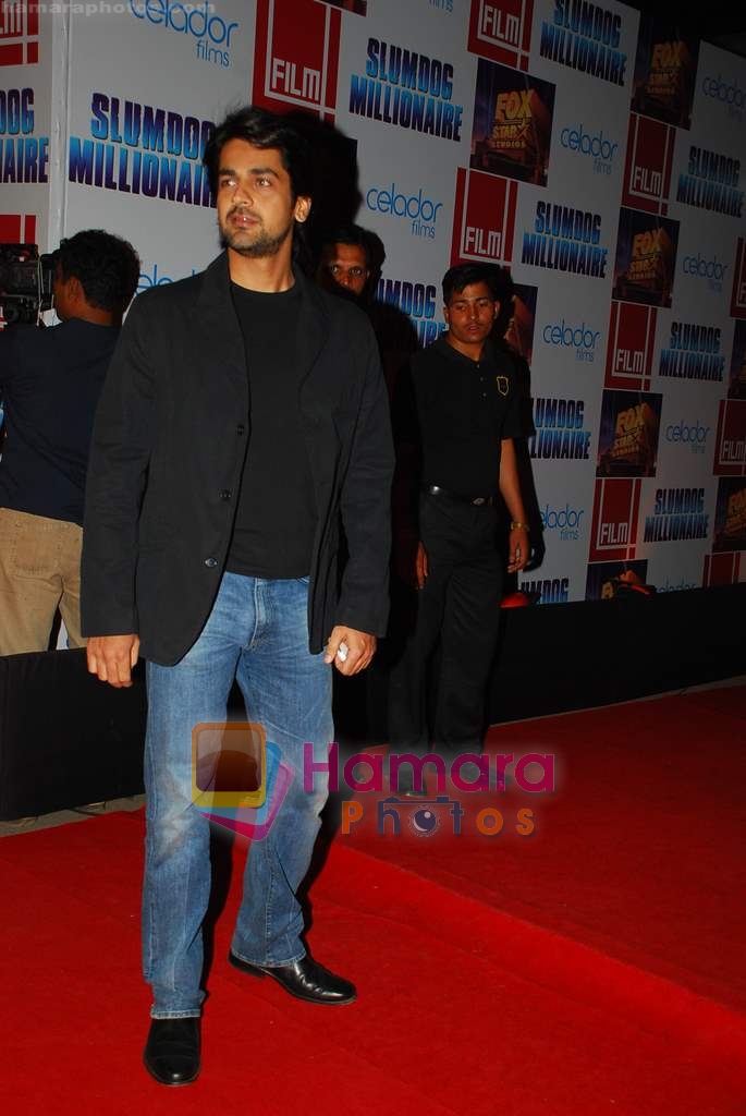 Arjan Bajwa at Slumdog Millionaire premiere on 22nd Jan 2009 