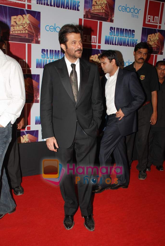 Anil Kapoor at Slumdog Millionaire premiere on 22nd Jan 2009 