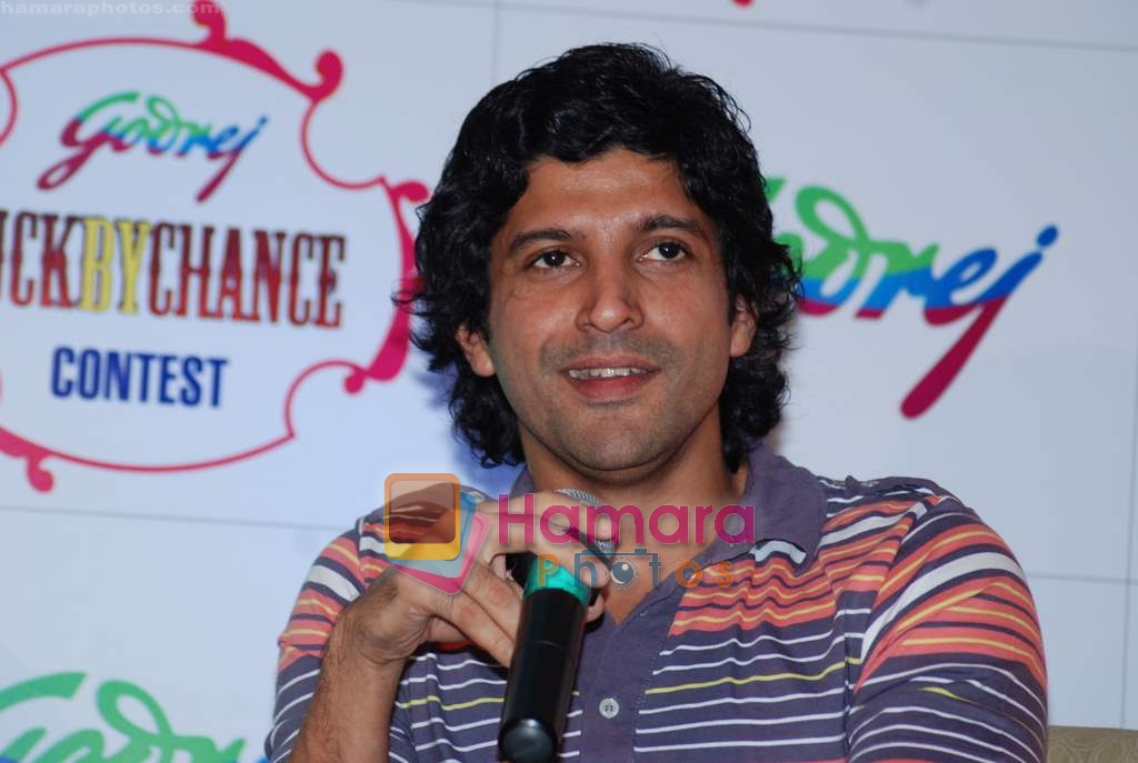 Farhan Akhtar at Luck By Chance press meet in Taj Land's End on 24th Jan 2009 