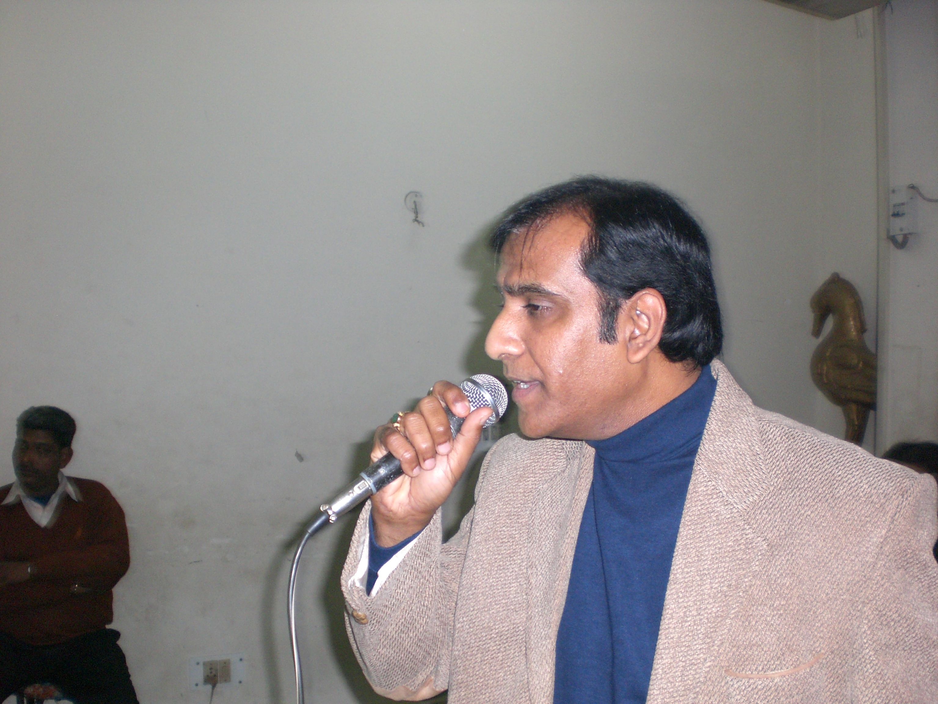 Members of Rafi Foundation Memorial Society in Delhi celebrating 84th birthday of the legend on 24th December 2008 