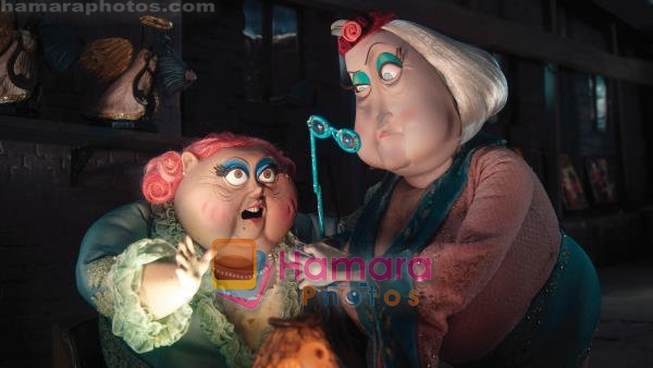Dawn French, Jennifer Saunders in still from the movie Coraline
