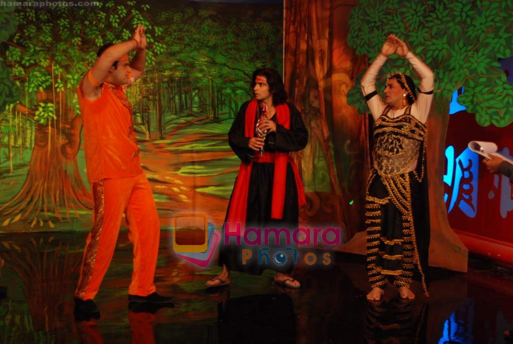  on the sets of Chinchpokli to China - Comedy Circus in Chakala on 27th Jan 2009 