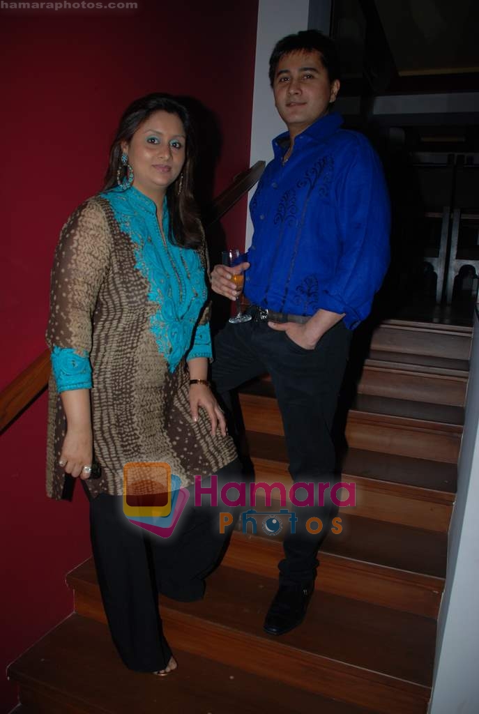 Palak and Sameer Seth at party hosted by Avinash Panjabi in Oba on 4th Feb 2009 