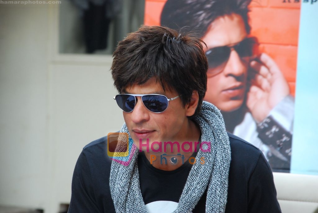 Shahrukh Khan at a press conference for his next film Billu Barber on 8th Feb 2009