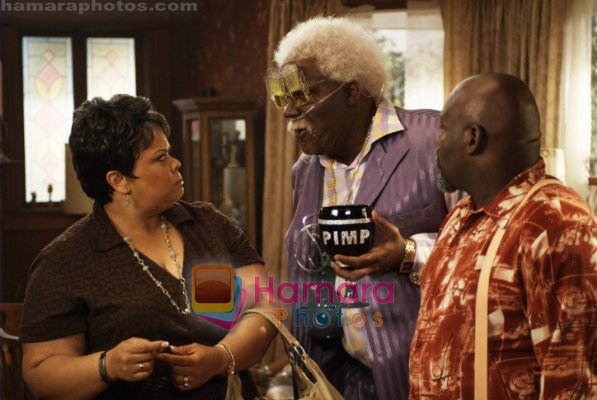 Tyler Perry in still from the movie Madea Goes to Jail 