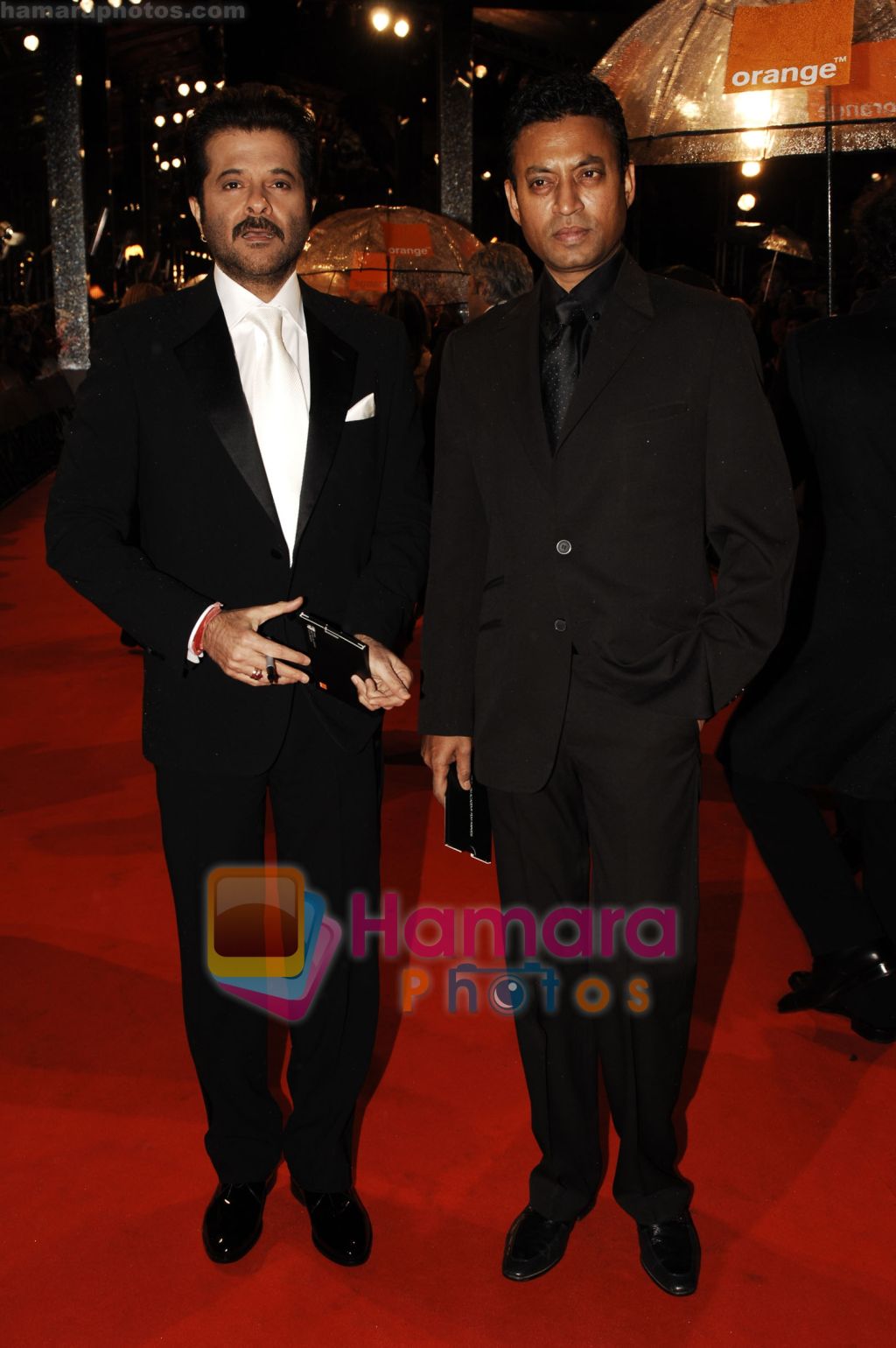 Anil Kapoor, Irrfan Khan at BAFTA red carpet on 9th Feb 2009
