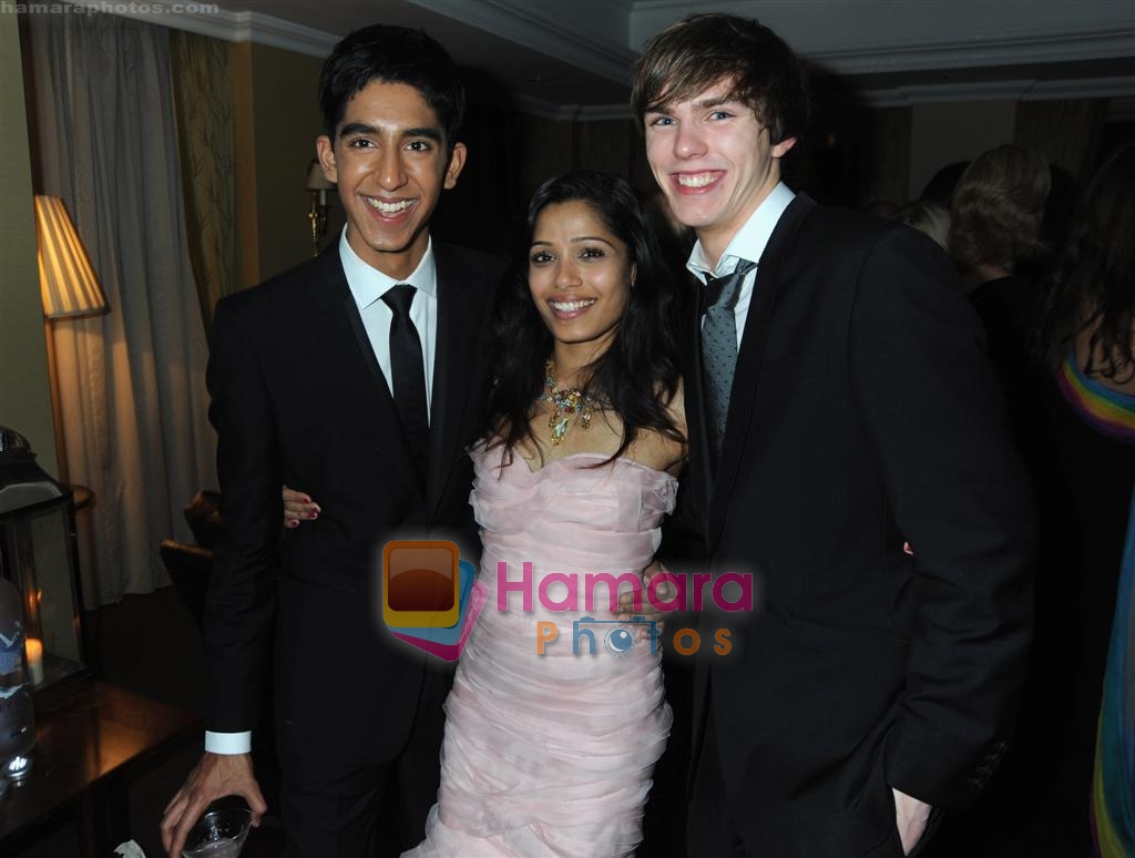 Dev Patel, Freida Pinto at BAFTA After party in Soho House and Grey Goose on 9th Feb 2009 
