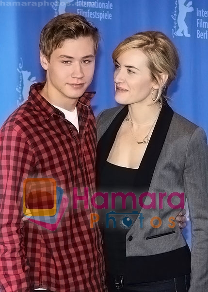 Kate Winslet, David Kross at the photocall for _The Reader_ in the 59th Berlin Film Festival at the Grand Hyatt Hotel on February 6, 2009 in Berlin, Germany 