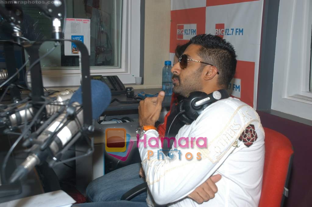 Abhishek Bachchan promotes Delhi 6 at Big FM on 12th Feb 2009 