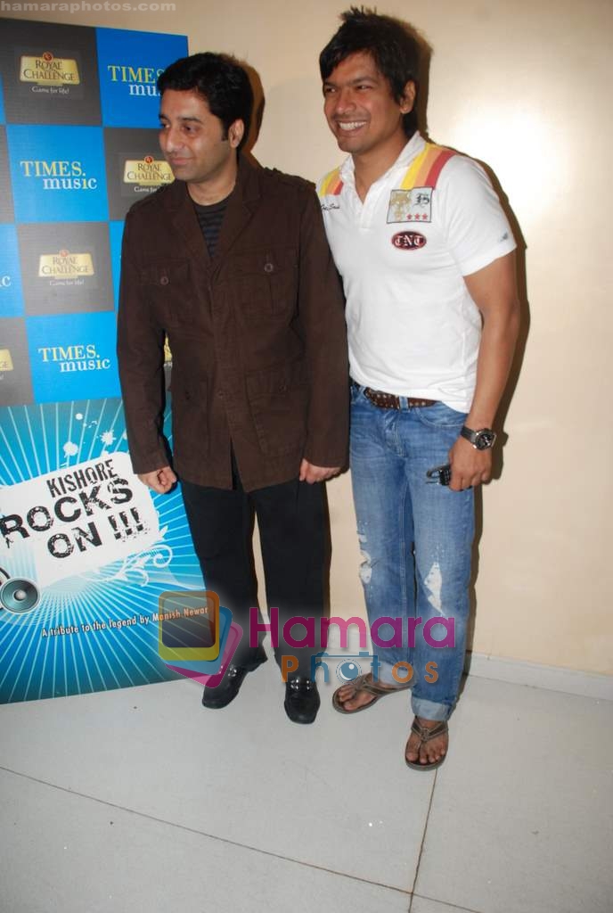 Shaan at the launch of Kishore Rocks album by Manish Newar in D Ultimate Club on 17th Feb 2009 