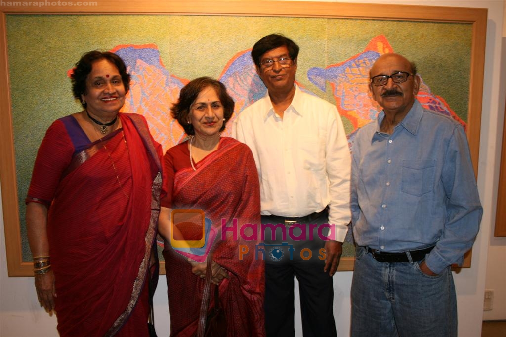 at the art exhibition of artist Padmanabh Bendre in The Museum Art Gallery, Kala Ghoda, Fort, Mumbai on 23rd Feb 2009 