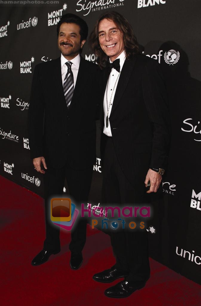 Actor Anil Kapoor and stylist George Bloodwell at the _Montblanc Signature for Good_ Charity Initiative Gala on 20th Feb 2009 (Custom)