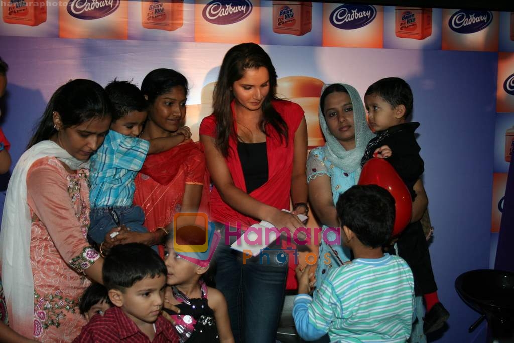 Sania Mirza at Cadburys Bournvita event in Peddar Road on 27th Feb 2009 
