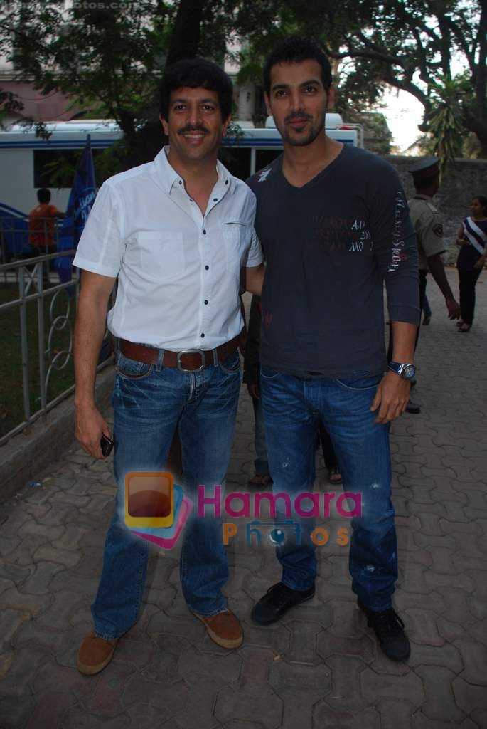 John Abraham at the Grand finale of Indian Idol Season 4 in Mumbai on 2nd March 2009 