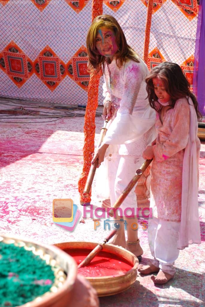 Manini De at Holi celebrations by NDTV Imagine on 3rd March 2009 
