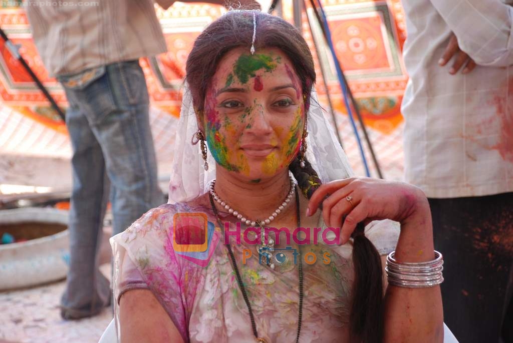 Rudrakshi Gupta at Holi celebrations by NDTV Imagine on 3rd March 2009 
