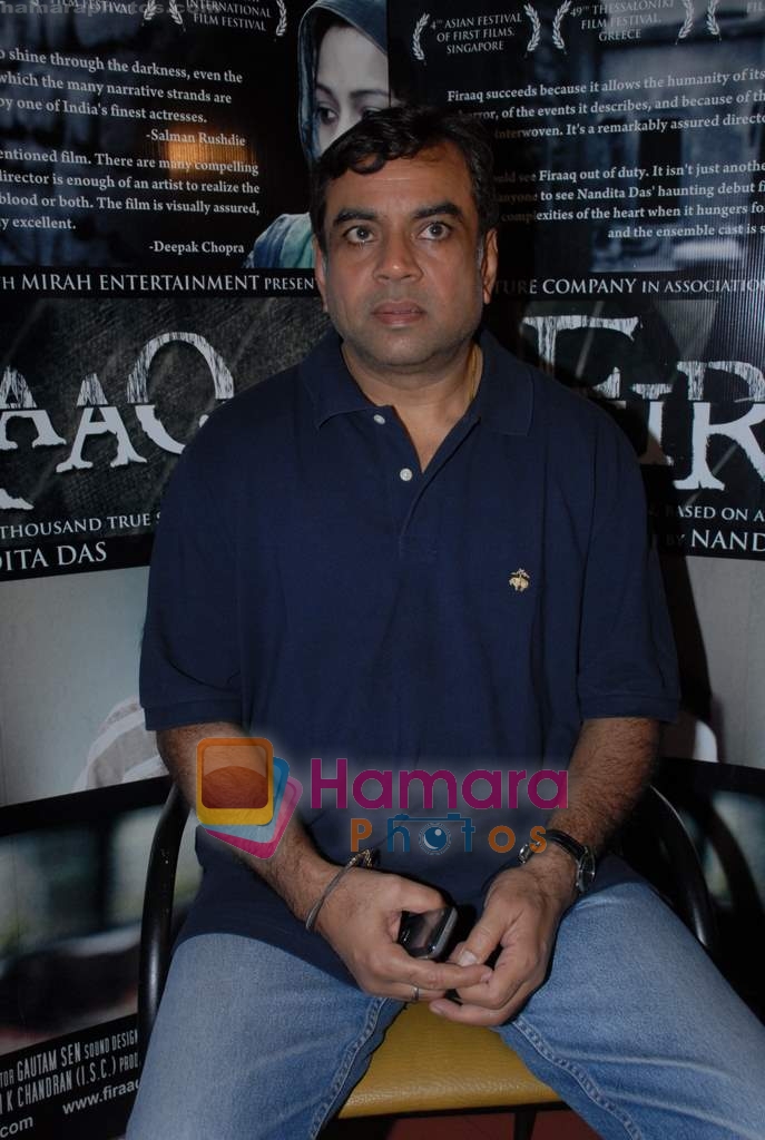 Paresh Rawal at Firaaq film press meet in juhu on 4th March 2009 