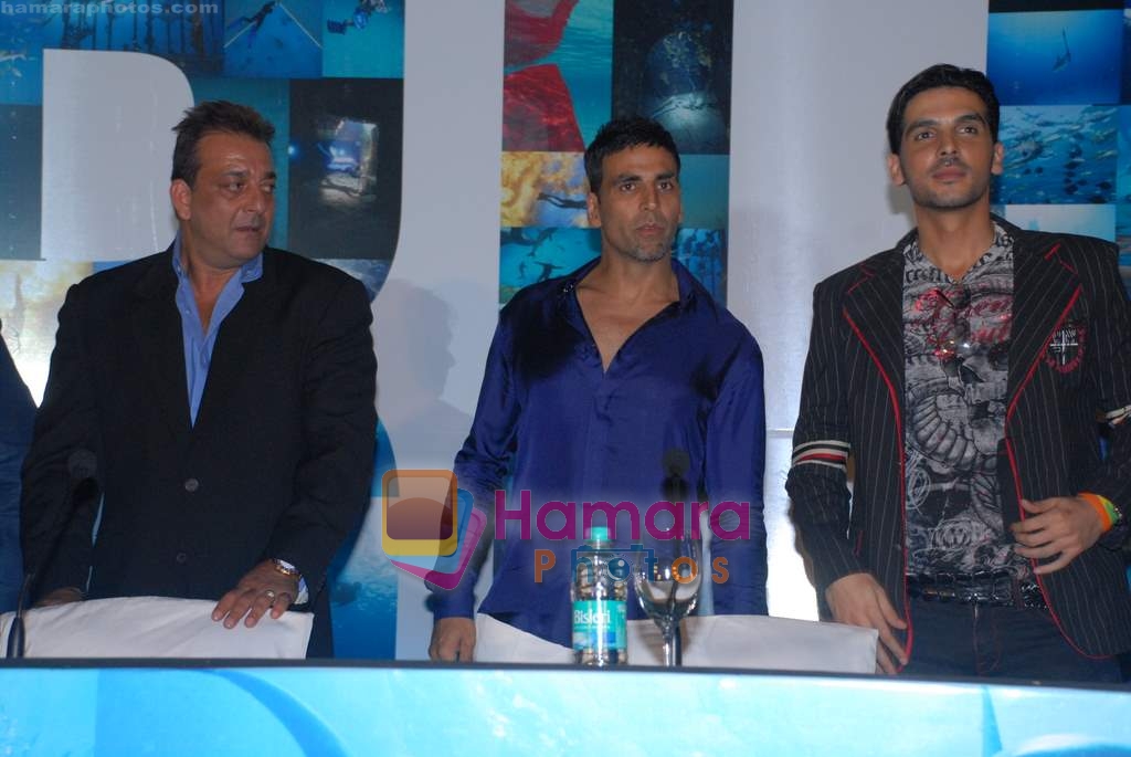  Akshay Kumar, Zayed Khan, Sanjay Dutt at the Press Conference of the film Blue in Rennaissance Hotel, Powai on 6th March 2009 
