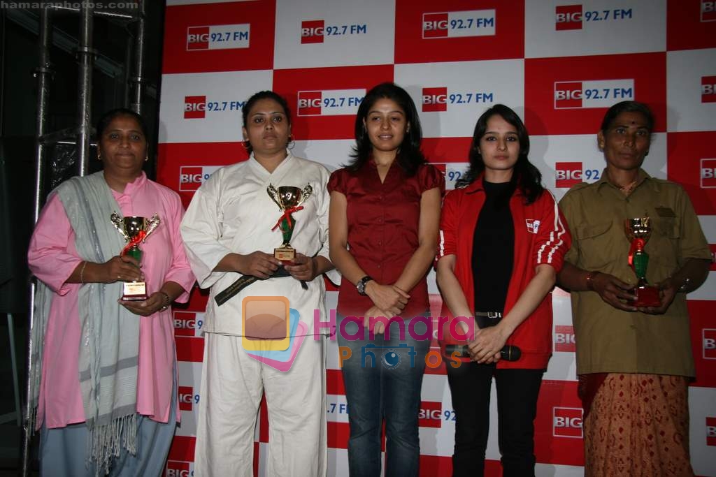 Sunidhi Chauhan at Big 92.7 FM for women's day celeberations in Andheri on 6th March 2009 