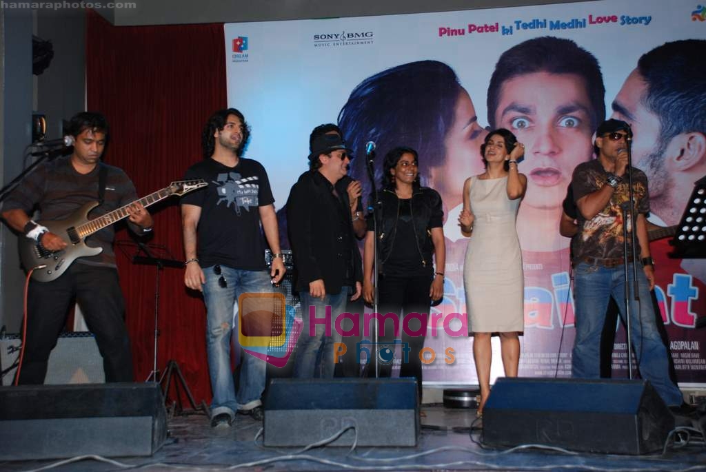 Siddharth Makkar, Gul Panag, Vinay Pathak, Parvati Balagopalan at Straight Film music launch in Blue Frog on 10th March 2009 
