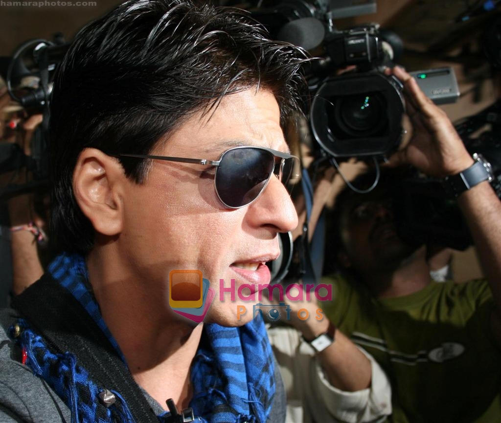 Shahrukh Khan at IPL press meet on 22nd March 2009