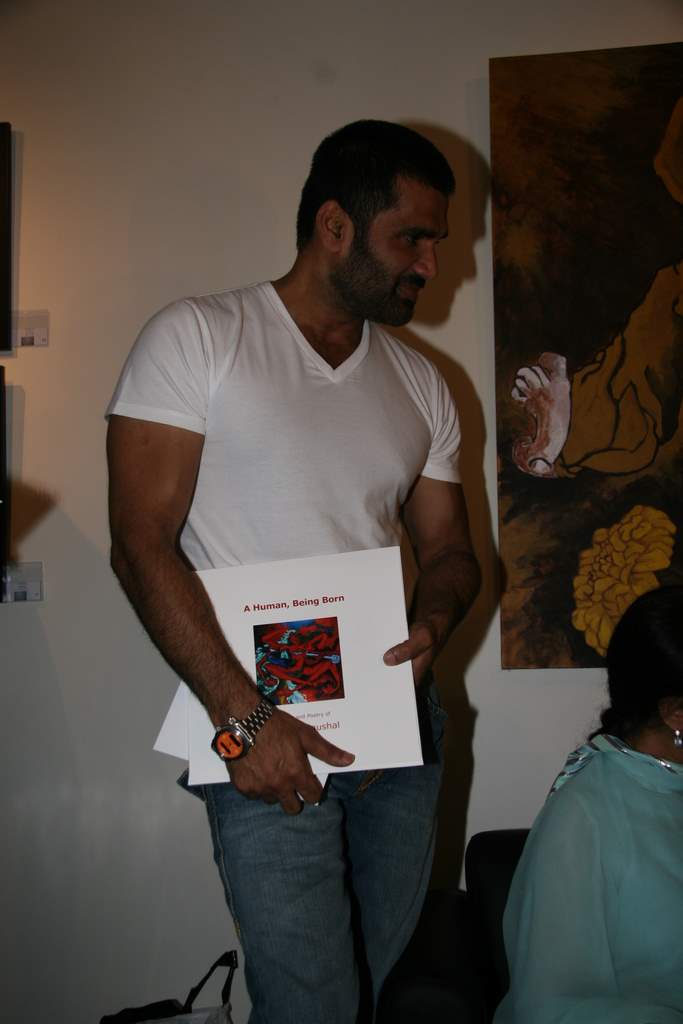 Sunil Shetty at Shobojit Kaushal art event organised by CPAA in Worli on 23rd March 2009 