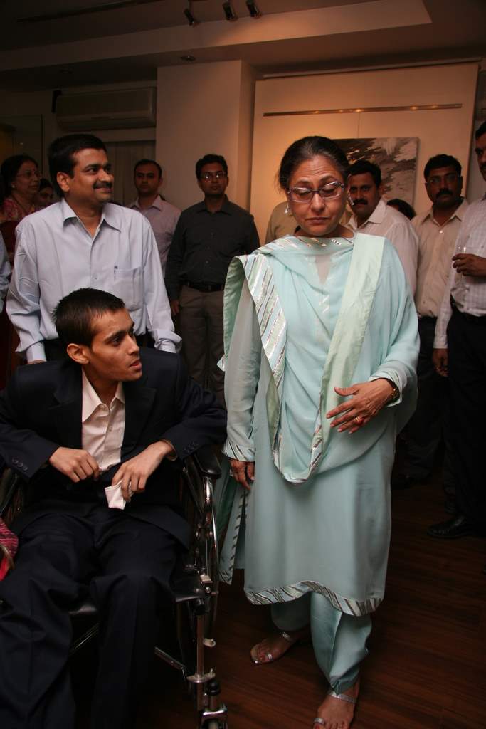 Jaya Bachchan at Shobojit Kaushal art event organised by CPAA in Worli on 23rd March 2009 