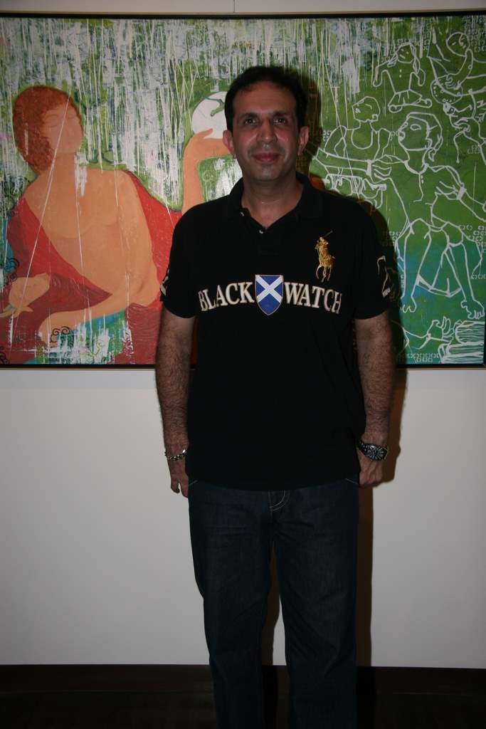 Parvez Damania at Shobojit Kaushal art event organised by CPAA in Worli on 23rd March 2009 