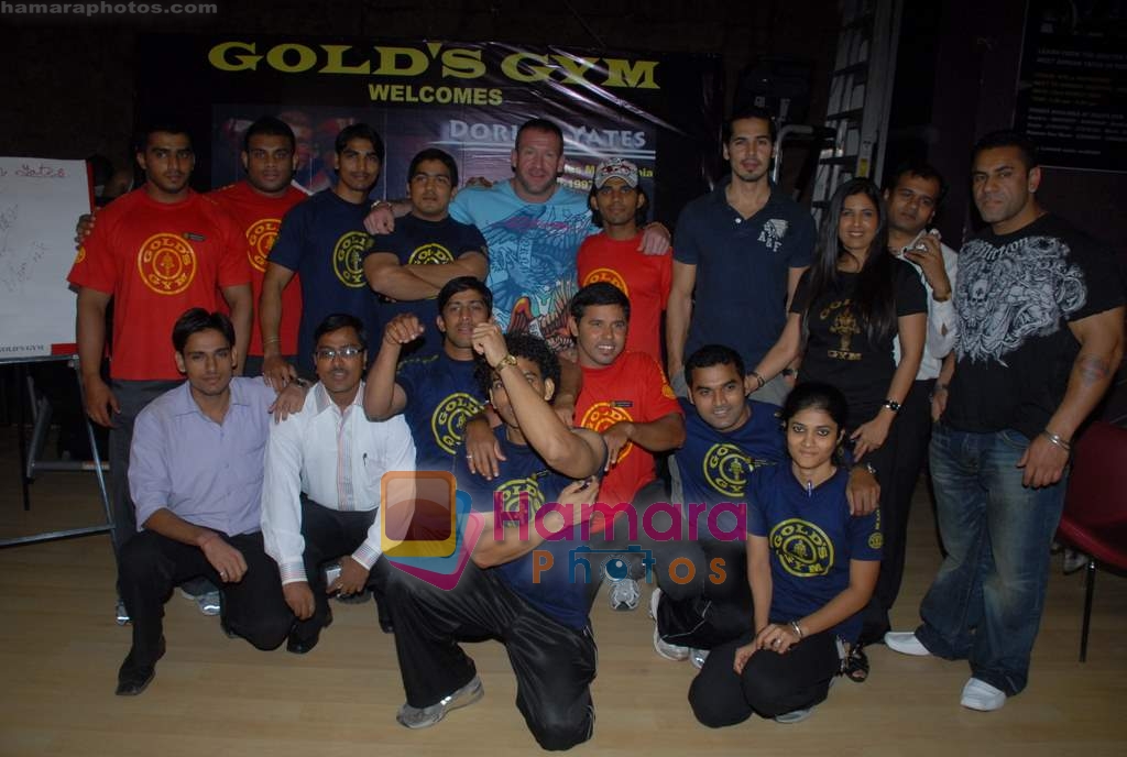 Dino Morea, Dorian Yates at Gold Gym event in Bandra on 23rd March 2009 