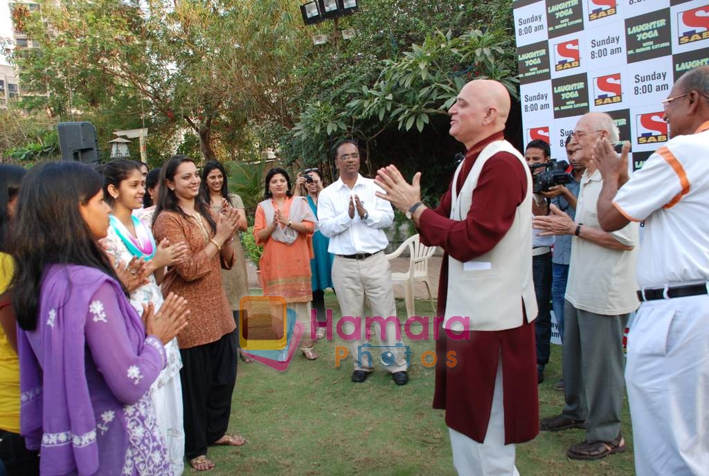Dr Madan Kataria of Laughter Club at Sab Tv event in Country Club on 23rd March 2009 