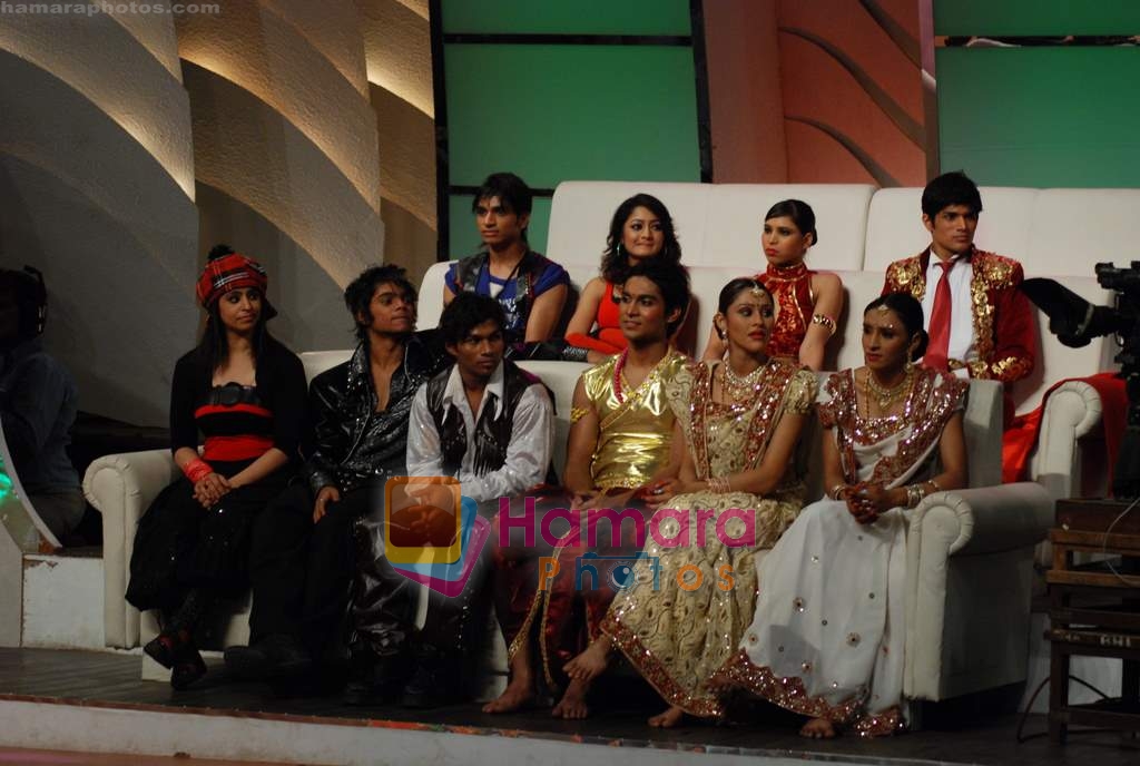 on the sets of Dance India Dance in Famous Studios on 23rd March 2009 