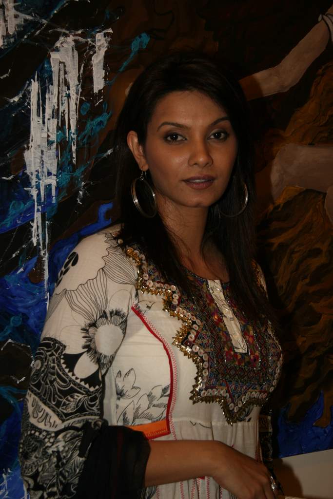 Diana Hayden at Shobojit Kaushal art event organised by CPAA in Worli on 23rd March 2009 