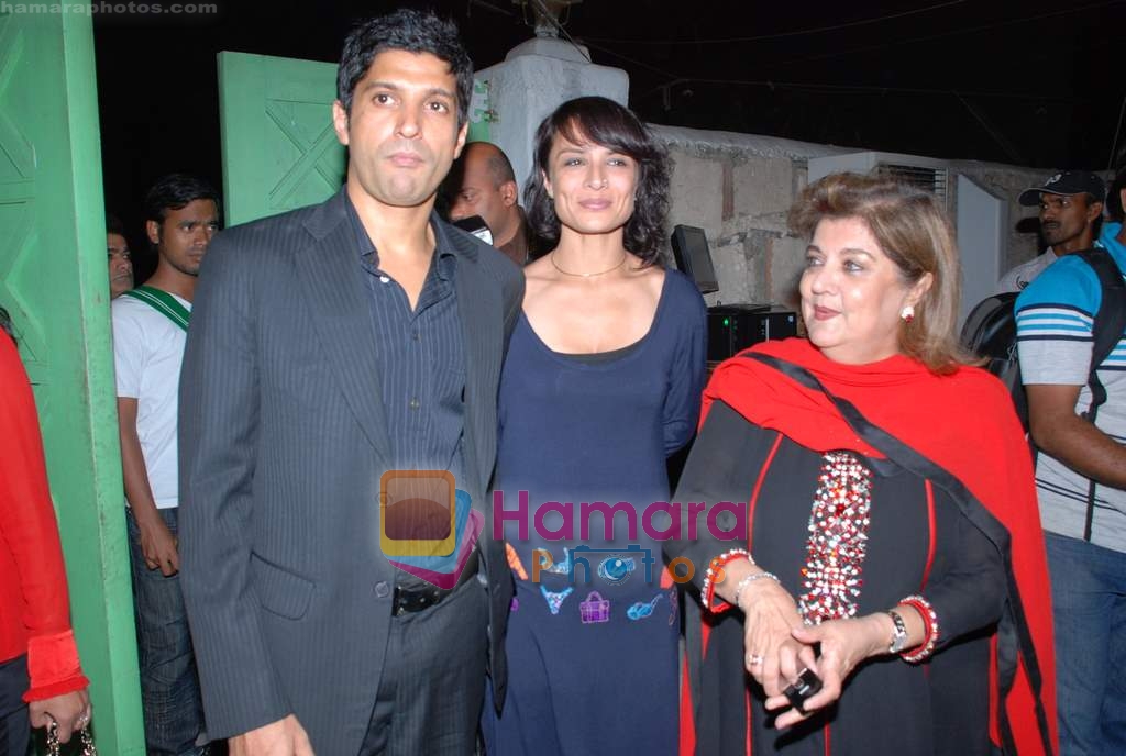 Farhan Akhtar at Vagina Monolougues bash in Olive on 25th March 2009 