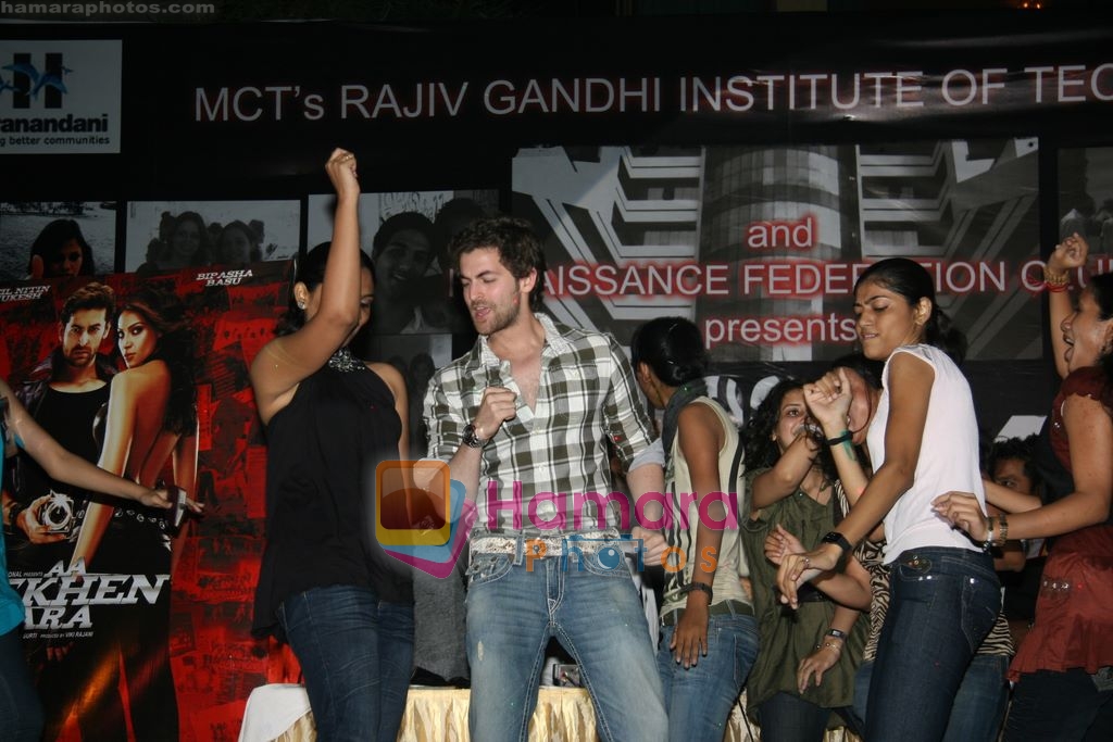 Neil Nitin Mukesh promotes Aa Dekhen Zara at college fest in  Renaissance Club, Andheri, Mumbai on 26th March 2009 