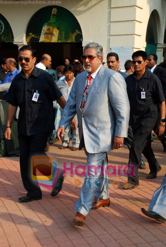 Vijay Mallya at Mcdowell Signature Derby in Race Course on 12th April 2009 
