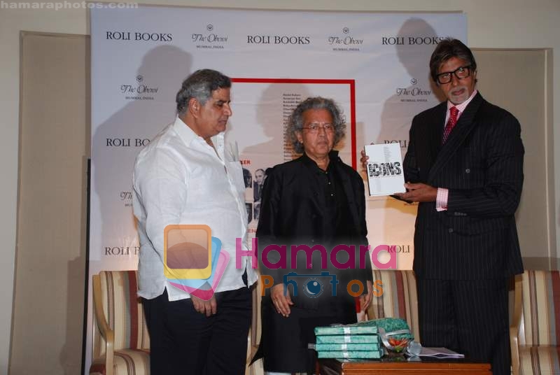 Anil Dharker, Amitabh Bachchan at the launch of Anil Dharker's book in Mumbai on 14th April 2009 