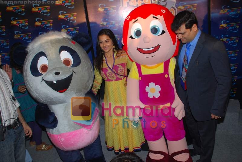 Vidya Balan unveils Spacetoon cartoon character in CCI on 14th April 2009 