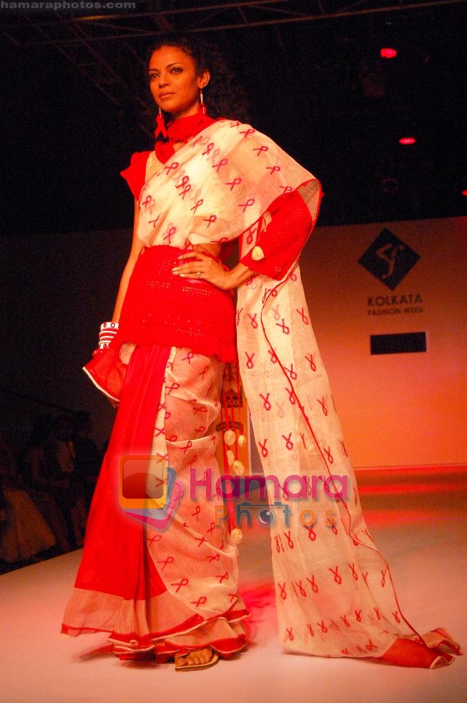 Model walk the ramp for Bibi Russel at Kolkata Fashion Week day 1 on 2nd April 2009 