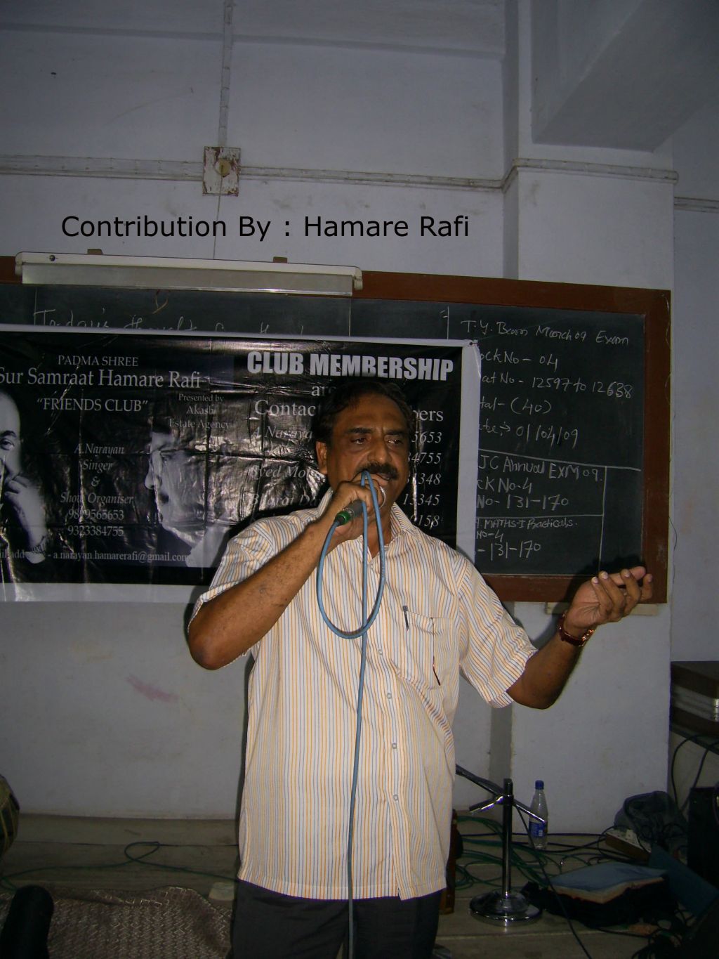 Musical Show by Hamare Rafi Friends Club on 5th April 2009 at MMK College, Bandra 